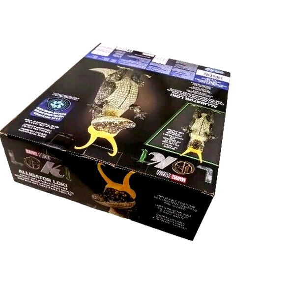 Alligator Loki Costume 7' TALL Adult INFLATABLE HALLOWEEN Jumpsuit Claws w FAN - Picture 10 of 15